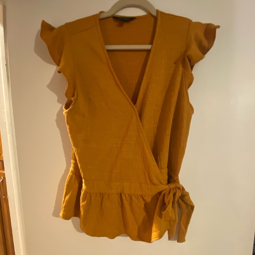 Yellow blouse